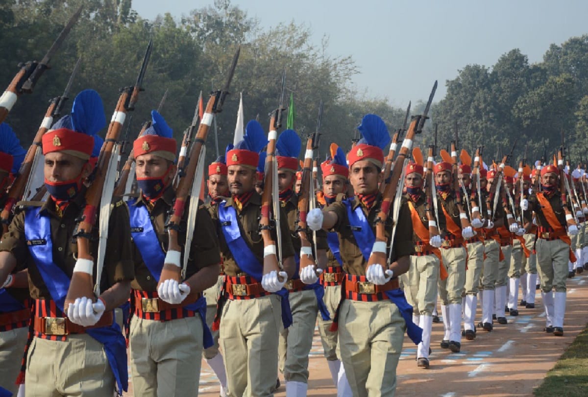 up police gets 183 constables passing out parade held in moradabad police line