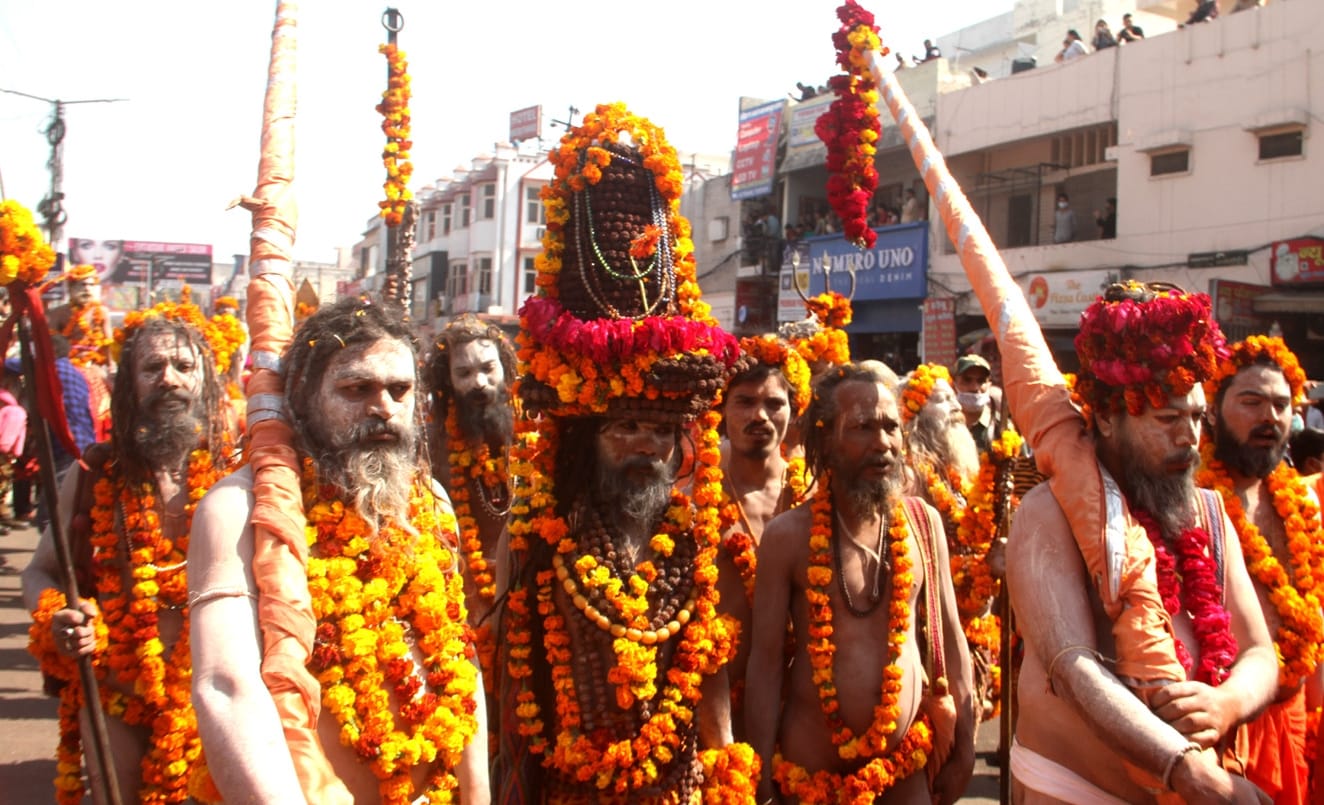 Haridwar Maha Kumbh Mela 2021: elephant Ladali become centre of attraction in Peshwai haridwar photos