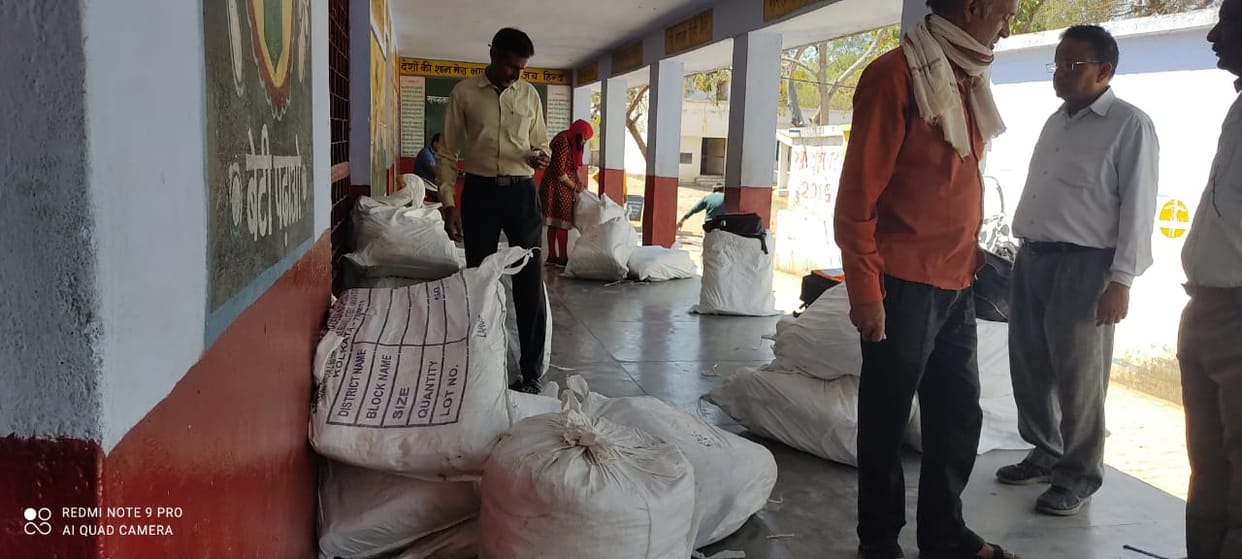school bag and socks distributed after seasons