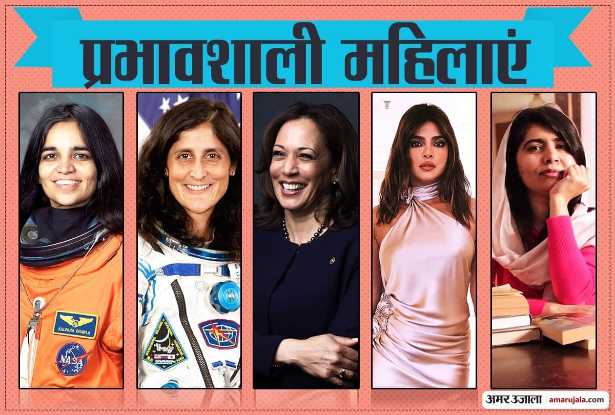 International Women's Day 2021 Powerful Womens Like Kalpana Chawla, Sunita Williams, Kamala Harris, priyanka chopra