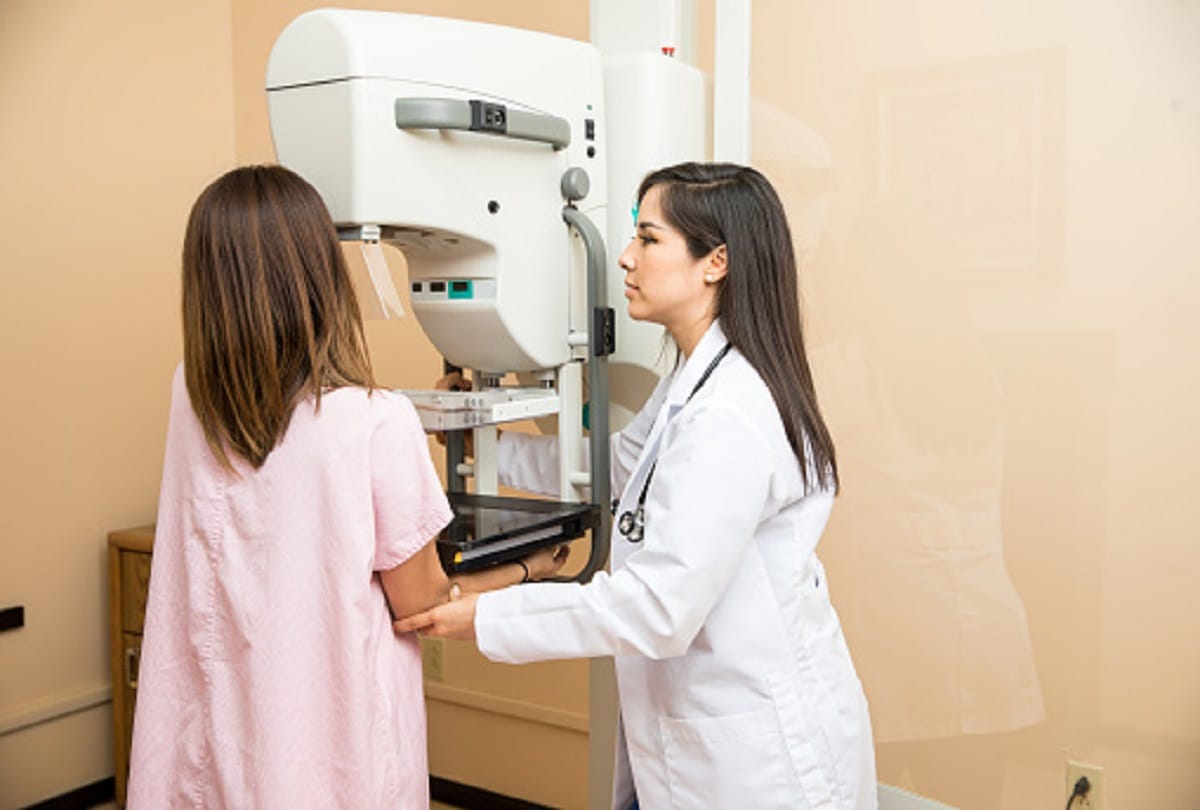 Mammography Screening with Artificial Intelligence (MASAI) trial cancer screening test with Ai