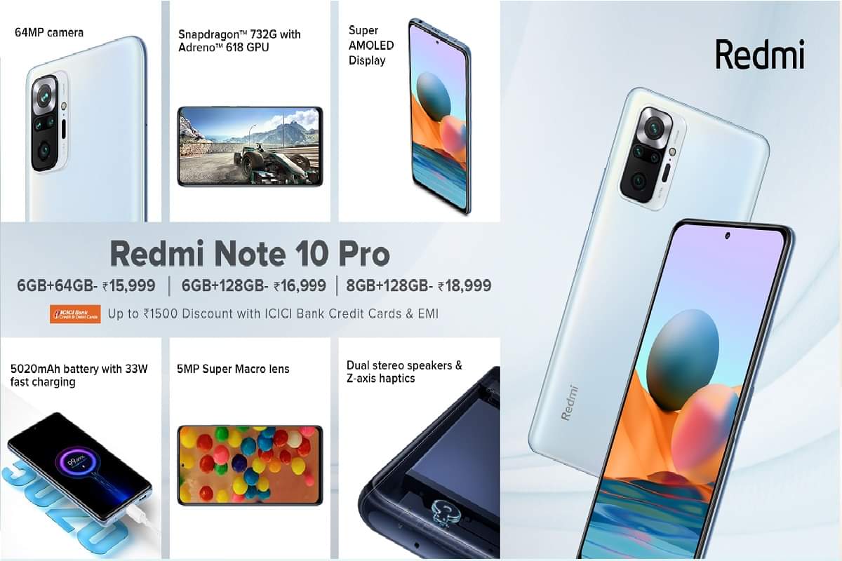 Redmi Note 10 Redmi Note 10 Pro and Redmi Note 10 Pro Max Launched in India Price and Specifications