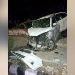 मर्सिडीज बेंज और फोर्ड फिगो आपस में भिडीं, एक की मौत