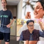 किरेन रिजिजू, तापसी पन्नू और मैथियास बोए