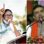 ममता बनर्जी और शुभेंदु अधिकारी