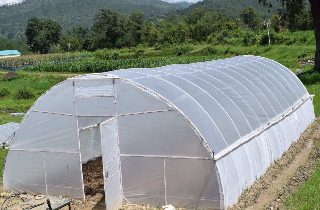 Portable polyhouses will be able to be installed even at higher altitudes