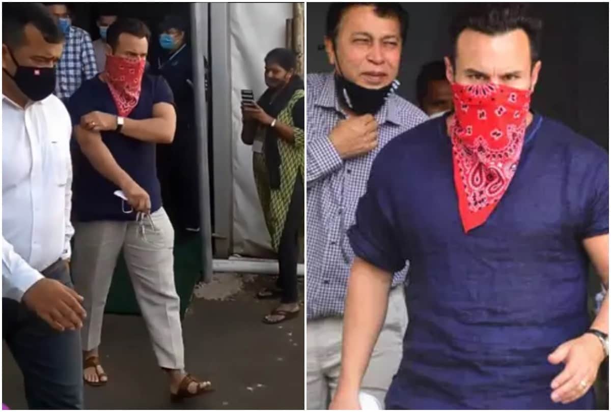 Saif Ali Khan spotted at vaccination centre in Mumbai, takes first shot of Covid-19 vaccine