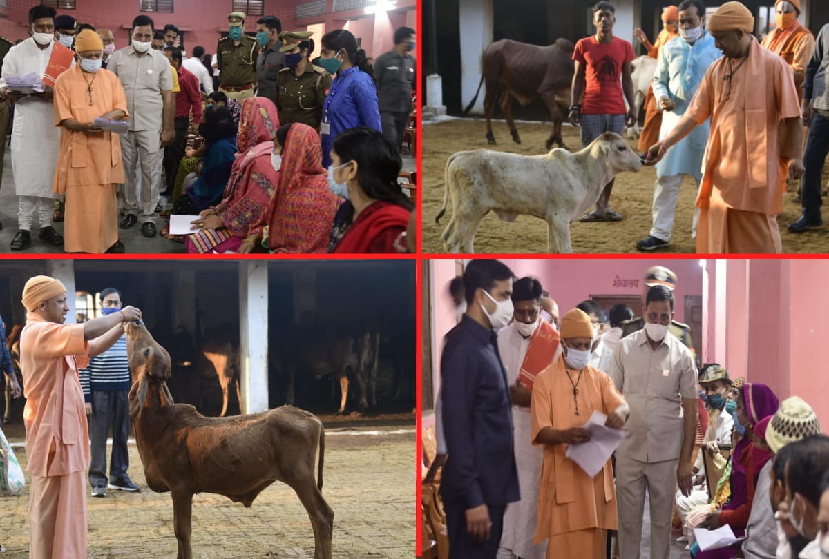CM Yogi Adityanath Janta Darbar in Gorakhnath Temple