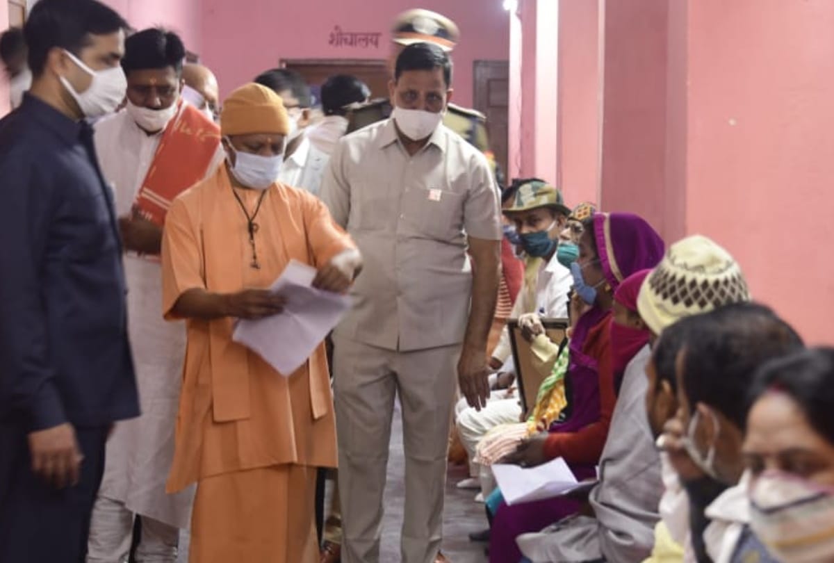 CM Yogi Adityanath Janta Darbar in Gorakhnath Temple