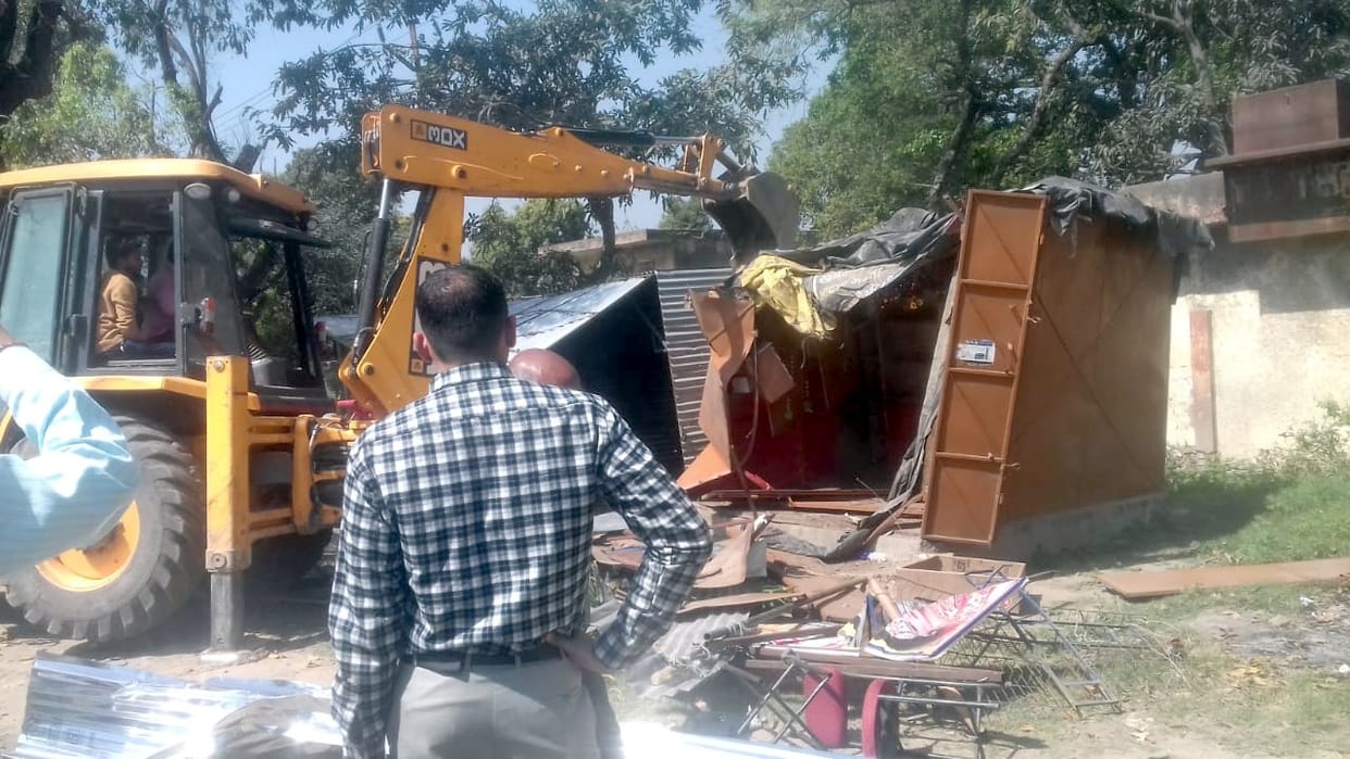 Administration removed encroachment