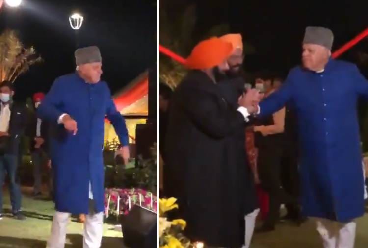 Dance Video of Farooq Abdullah Goes Viral on Social Media
