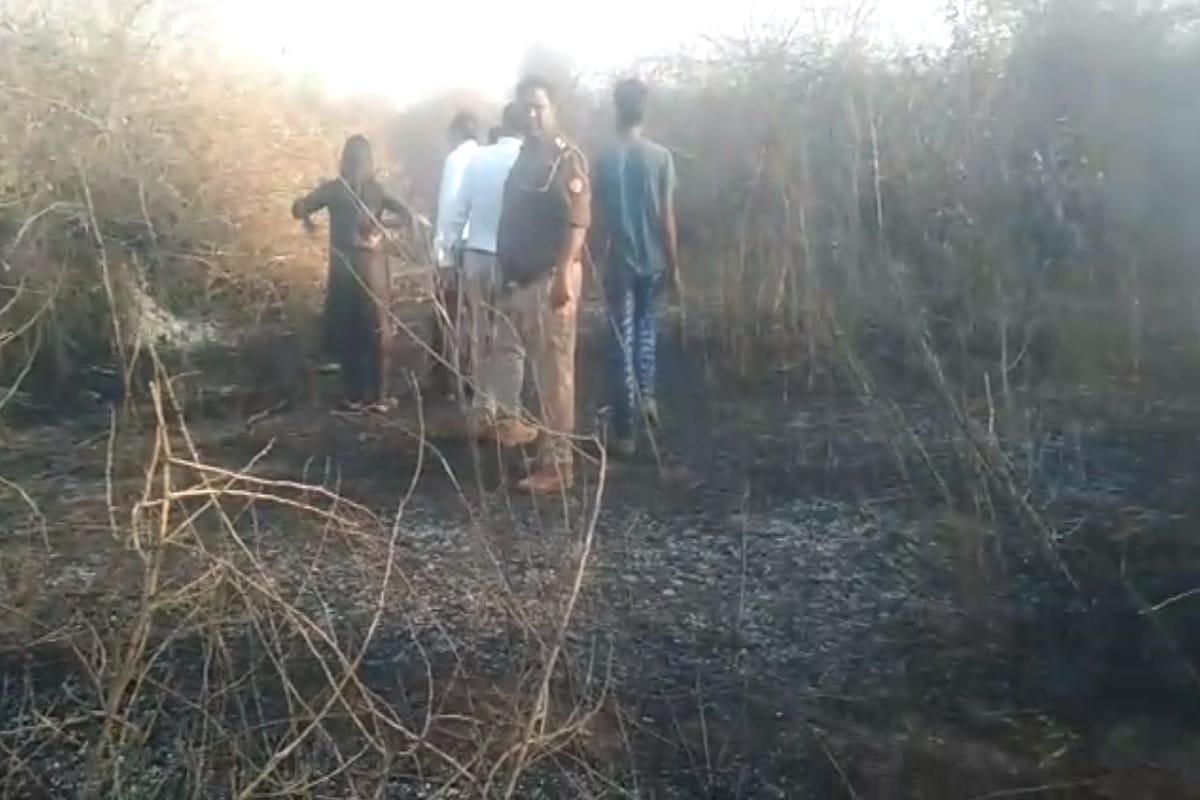 Fire in Mirzapur fire brigade called from four districts