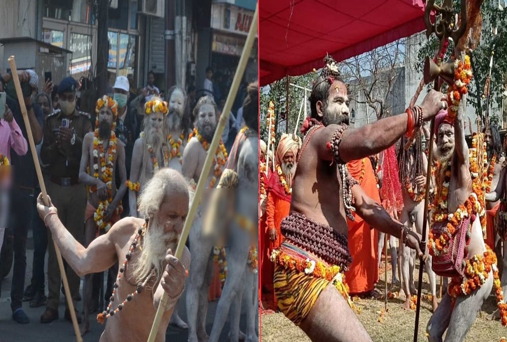 Haridwar Maha Kumbh Mela 2021: Naga Saints Amazing Stunts in Anand and Avahan akhara peshwai Photos
