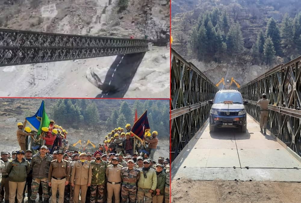 Uttarakhand Chamoli Disaster News: Valley Bridge Open For Vehicle Movement After month of Disaster