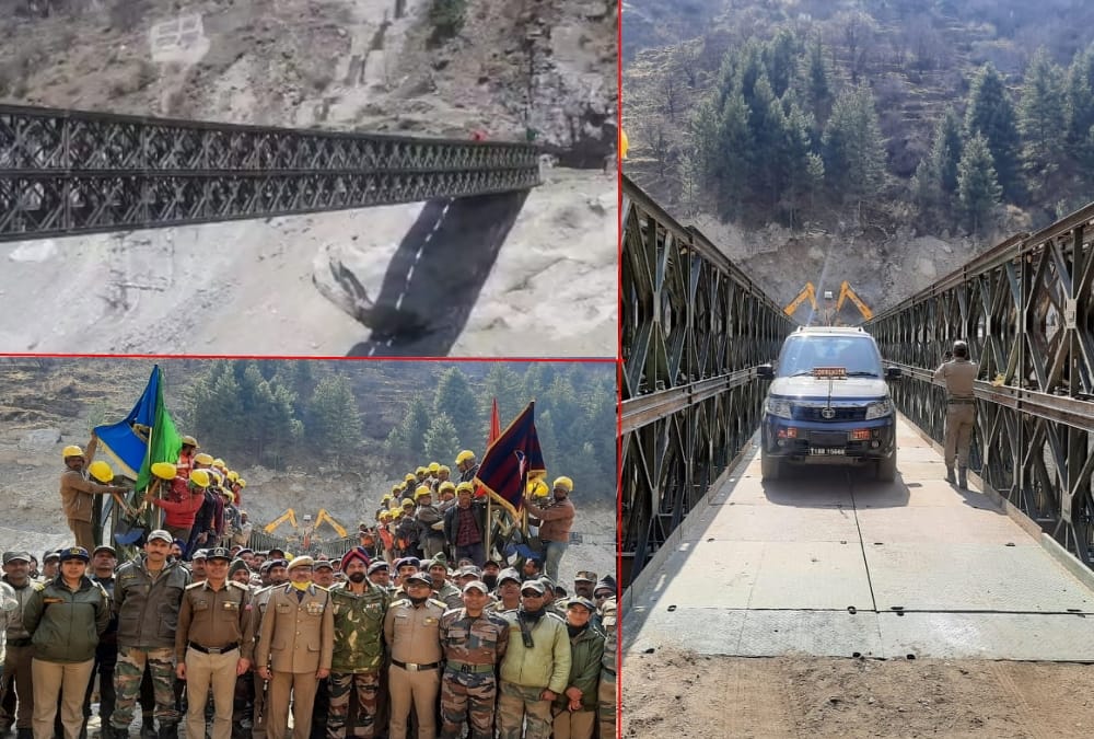 Uttarakhand Chamoli Disaster News: Valley Bridge Open For Vehicle Movement After month of Disaster