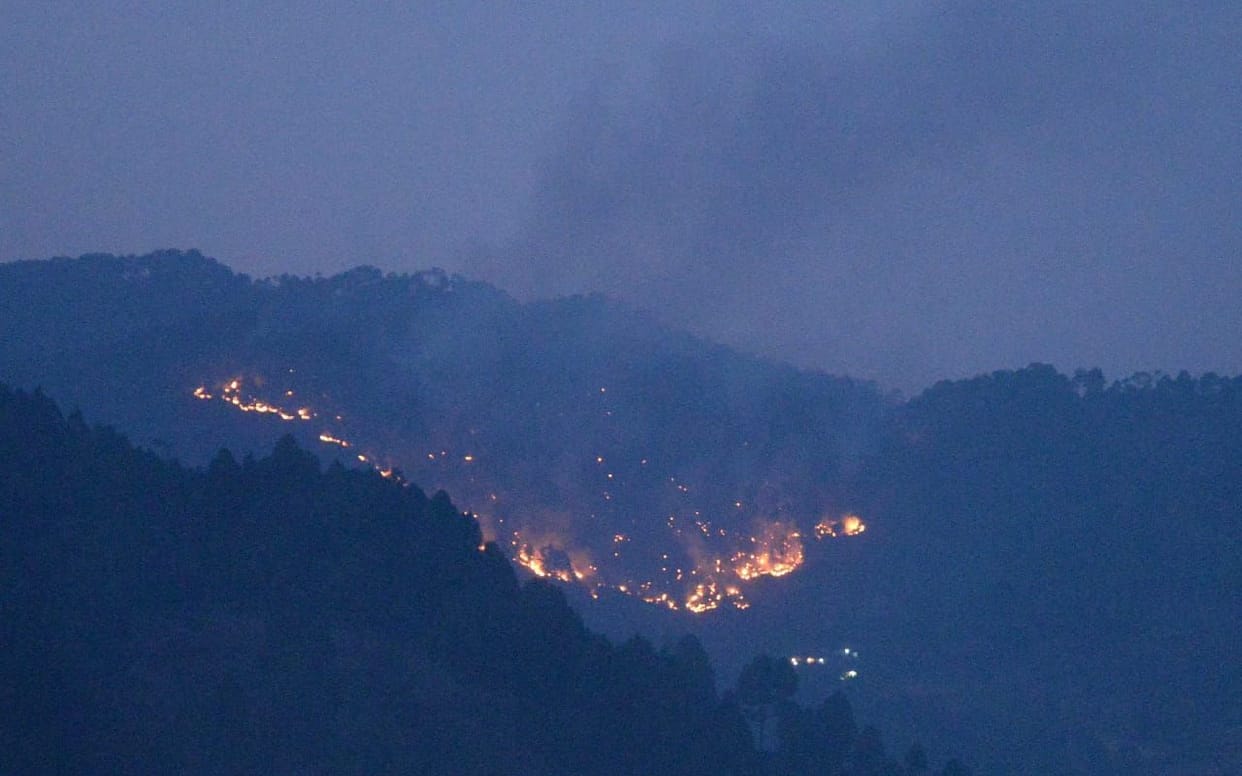 Forest Fire in Aamthal