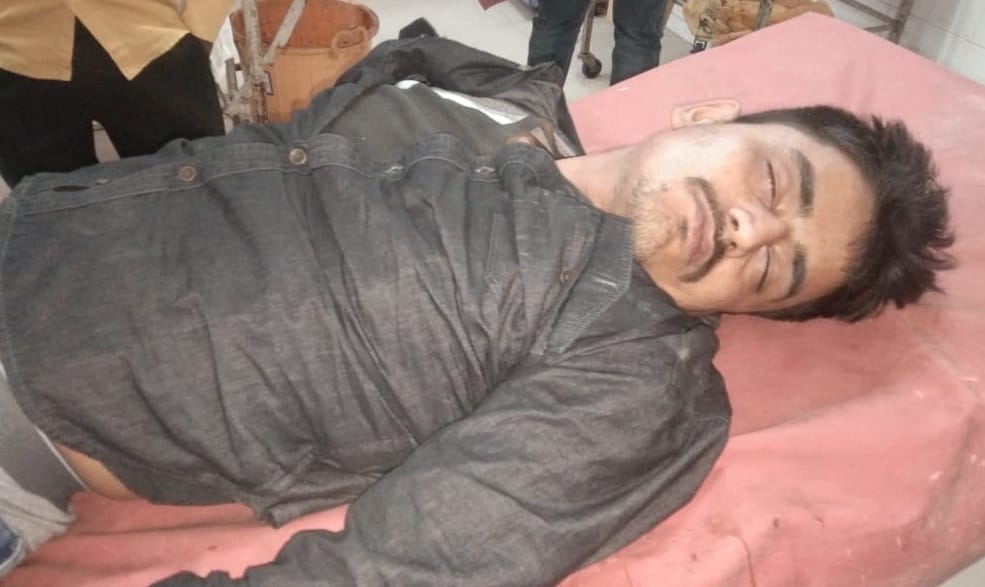 District police refer to the health of the young man due to beating of Delhi Police