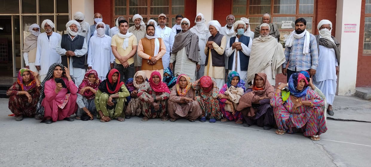 Elders meet DC and request for pension