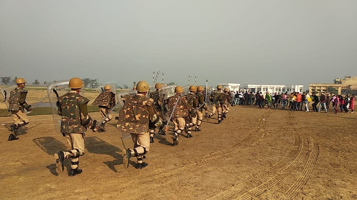 Police tested preparations in Balwa drill