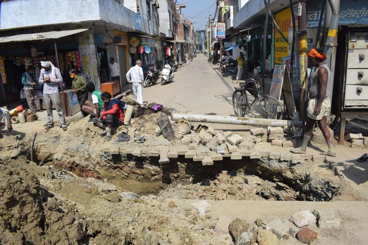 road close in mainpuri