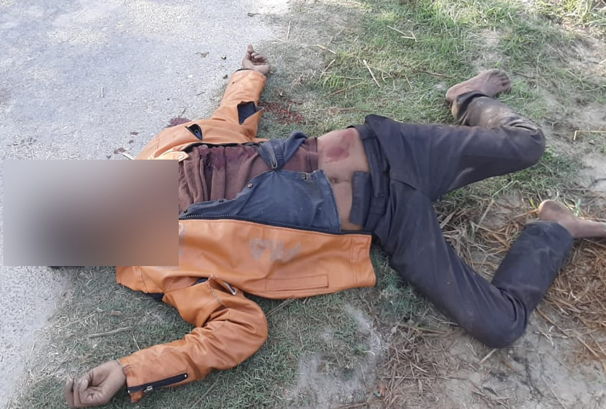 Etawah: shot dead, young man found on canal, traces of injuries found on body