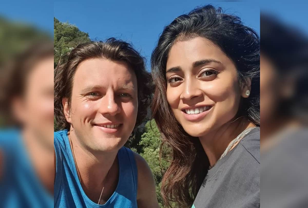 shreya saran shared quality time photos with husband andrei koscheev said lift me up baby