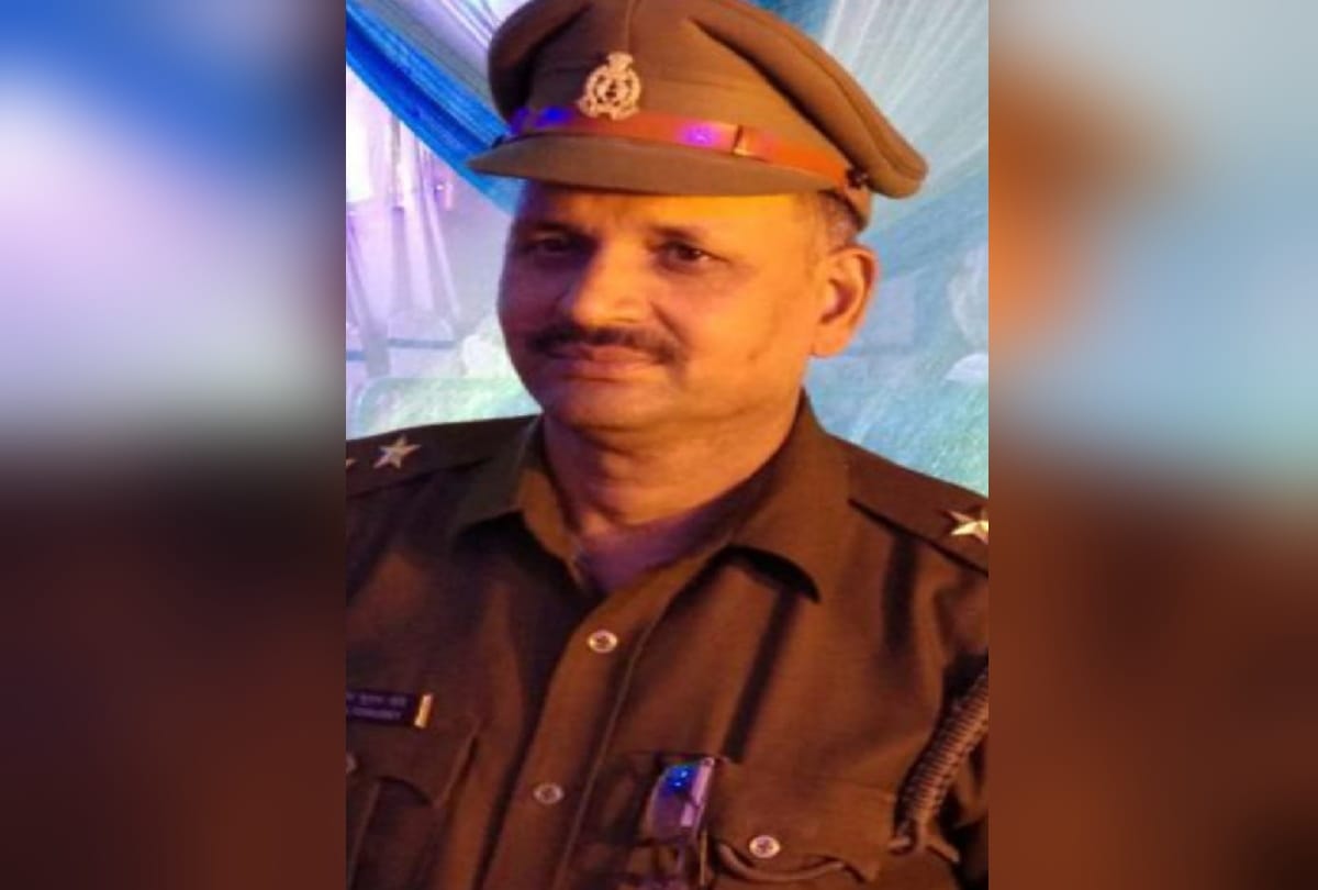 sub inspector suicide case funeral of body Nirmal Kumar Choubey took place at Manikarnika Ghat Varanasi