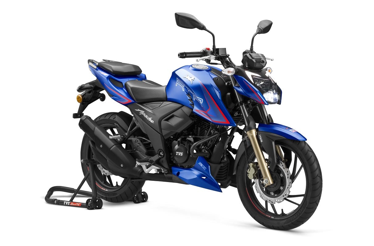 TVS Apache RTR 200 4V Single-Channel ABS trim with ride modes launched in india know price and features of tvs apache rtr 200 4v bs6 2021 model tvs apache rtr 200 4v 2021 price tvs bikes new launch 2021
