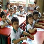 students in Kashmir