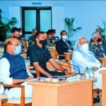 PM Modi in Combined Commanders Conference