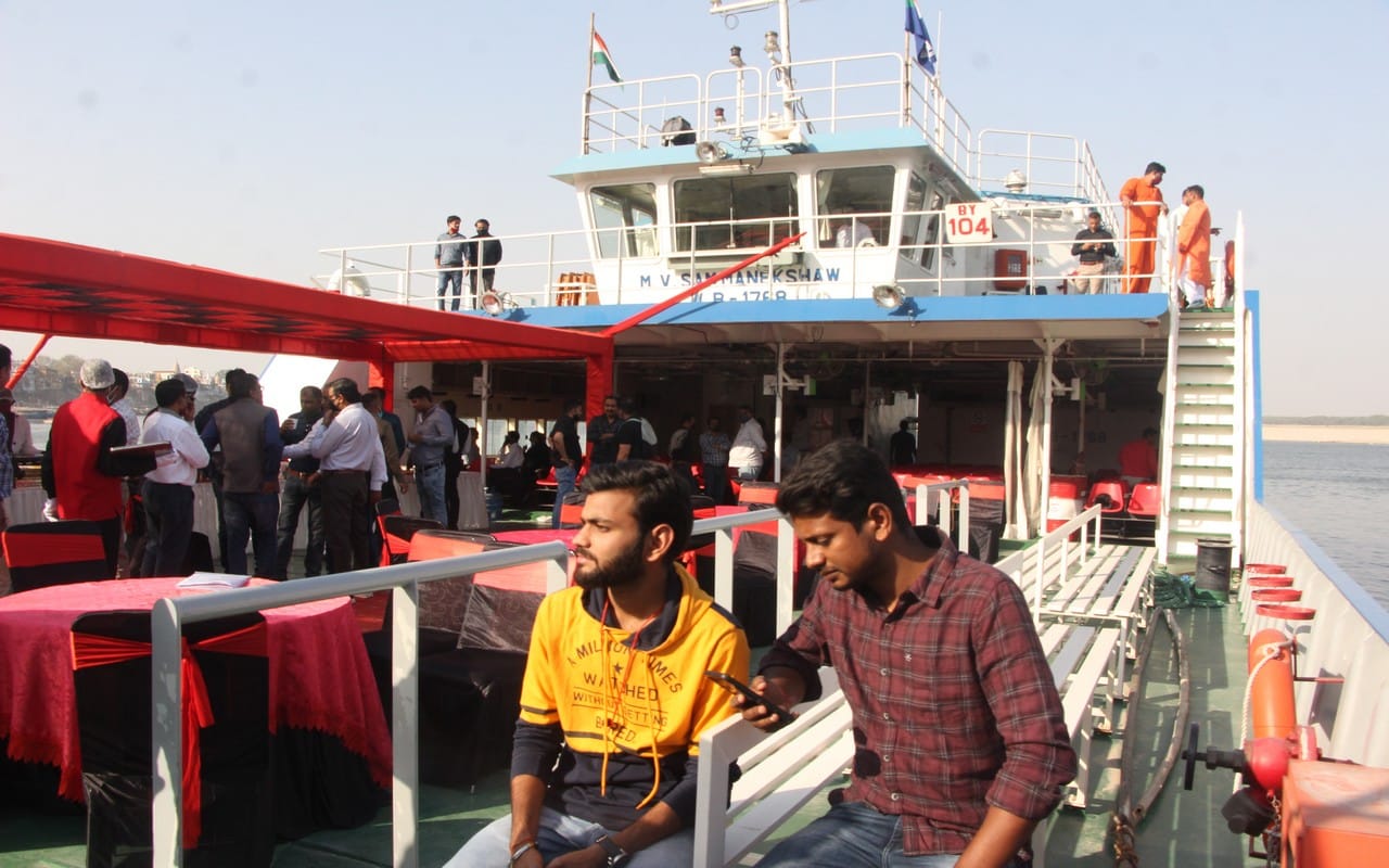 Tourists will be able to visit Ganga with Ro-Ro service boat