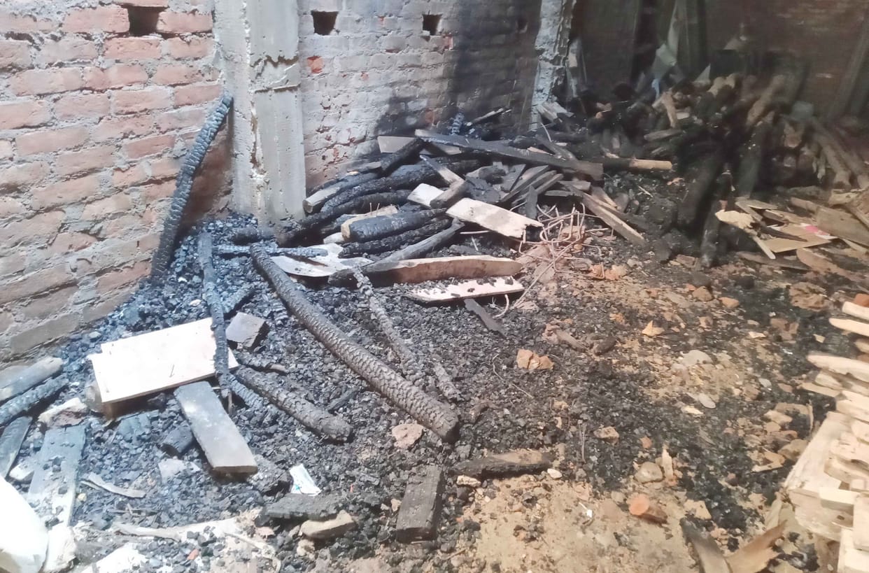 Fire in Bhadohi