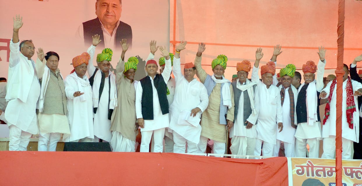 Aligarh: Before the formation of SP government in the year 2012, Akhilesh undertook a cycle tour