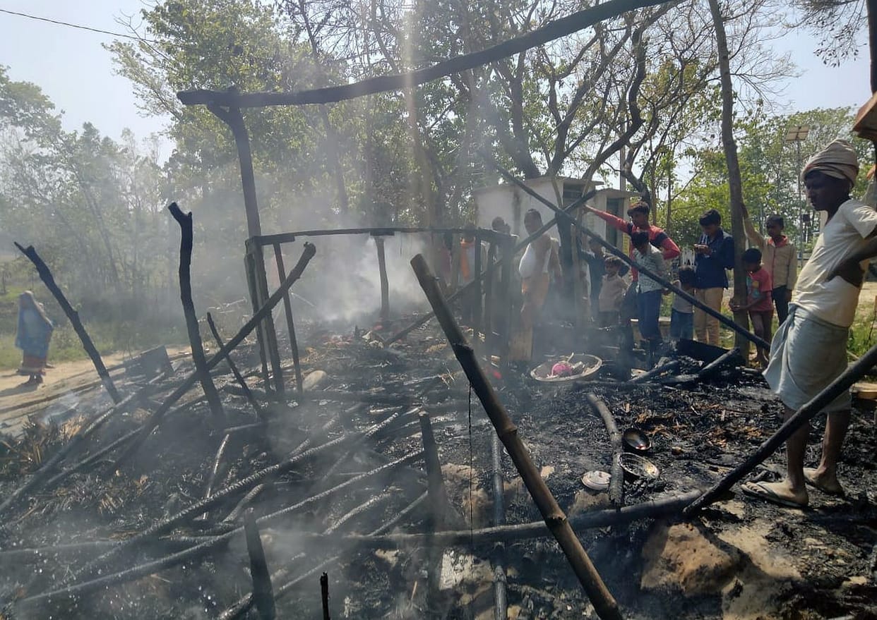 seven house burn