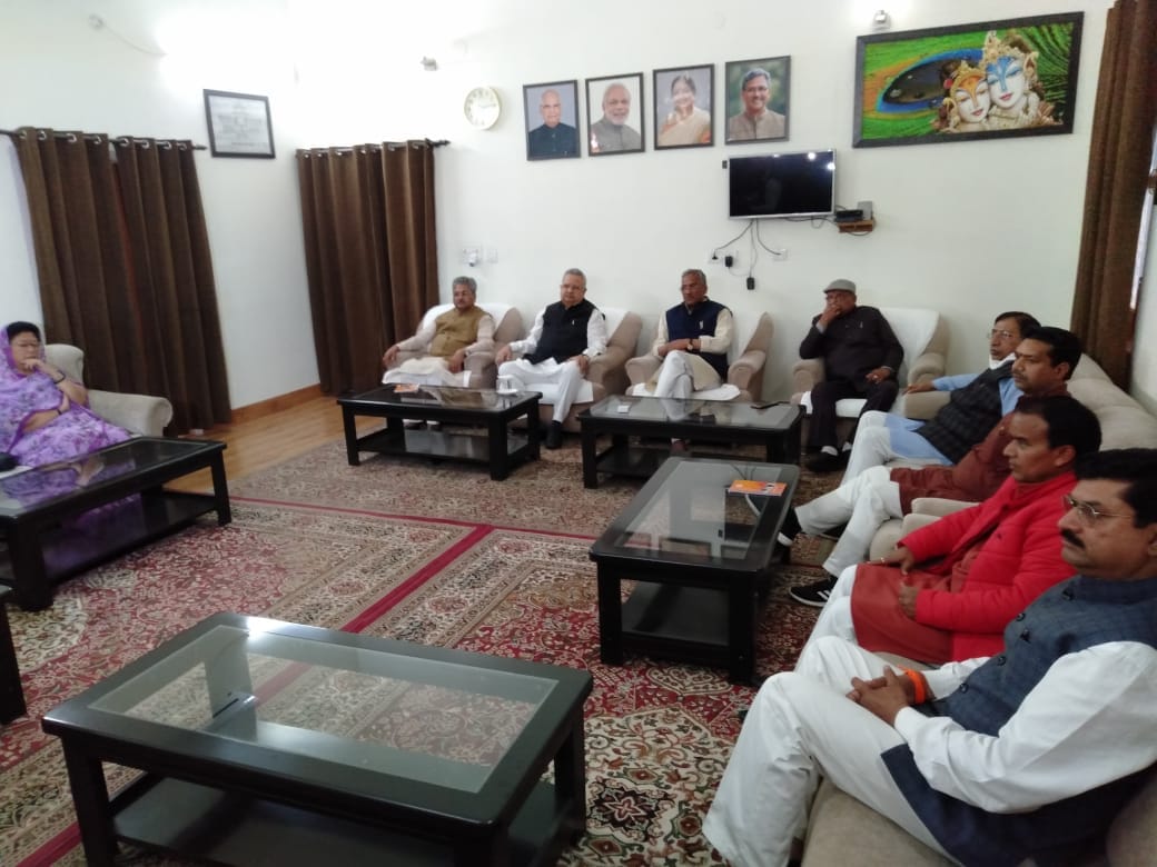 uttarakhand news: uttarakhand bjp core group meeting in dehradun