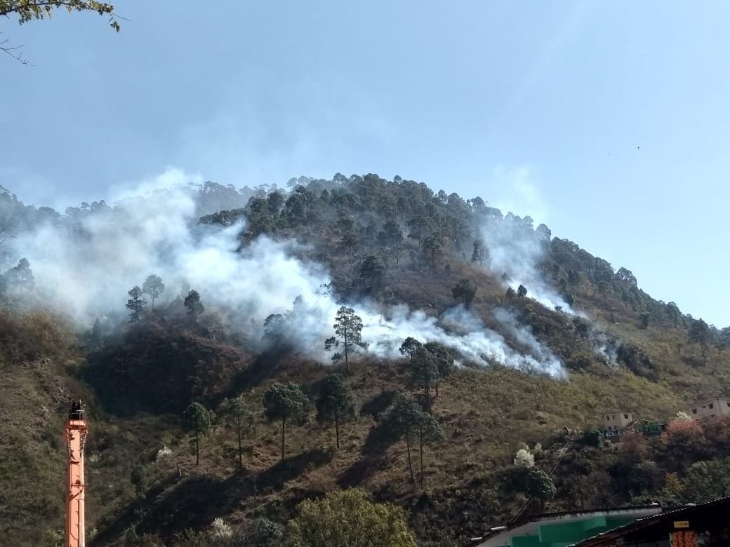 Thuva hill fire