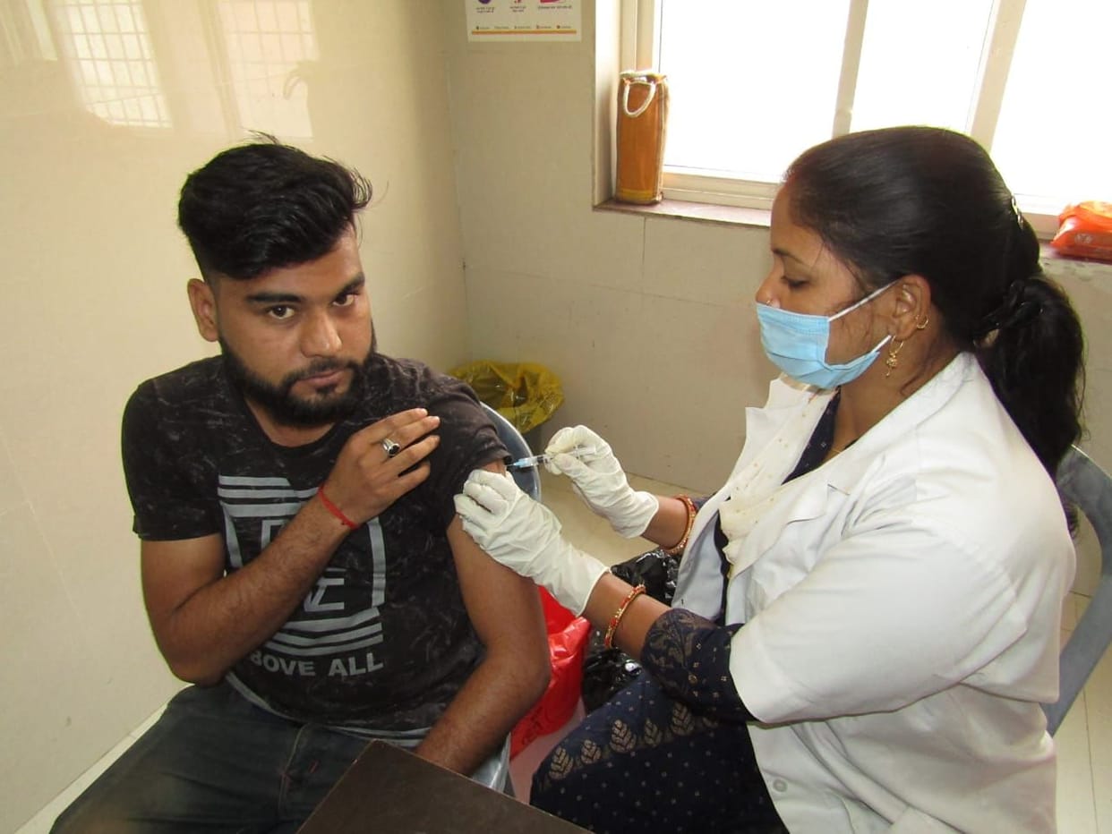 625 elderly vaccinated in women's hospital