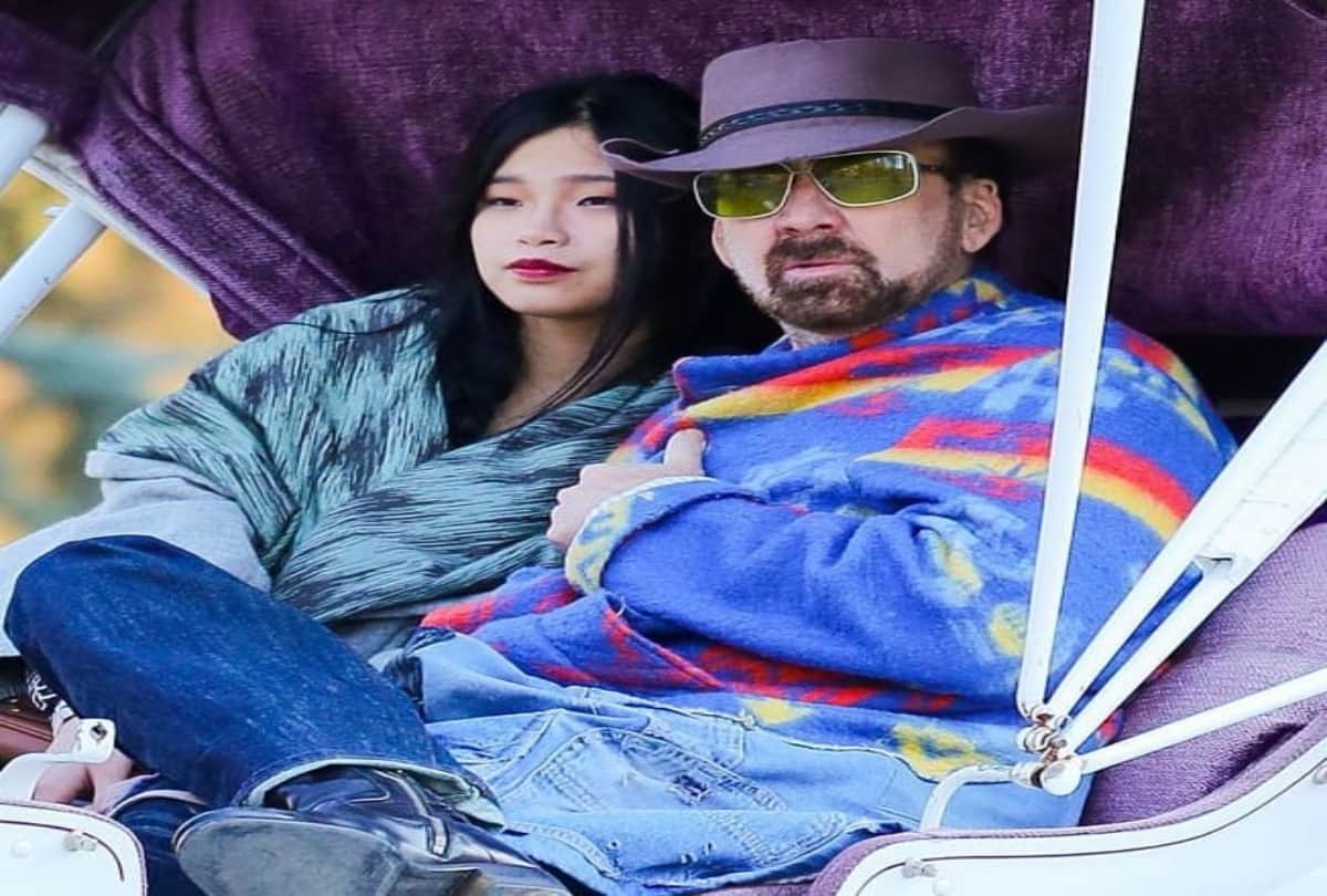 nicolas cage married 31 years younger riko shibata in las vegas shared wedding photos