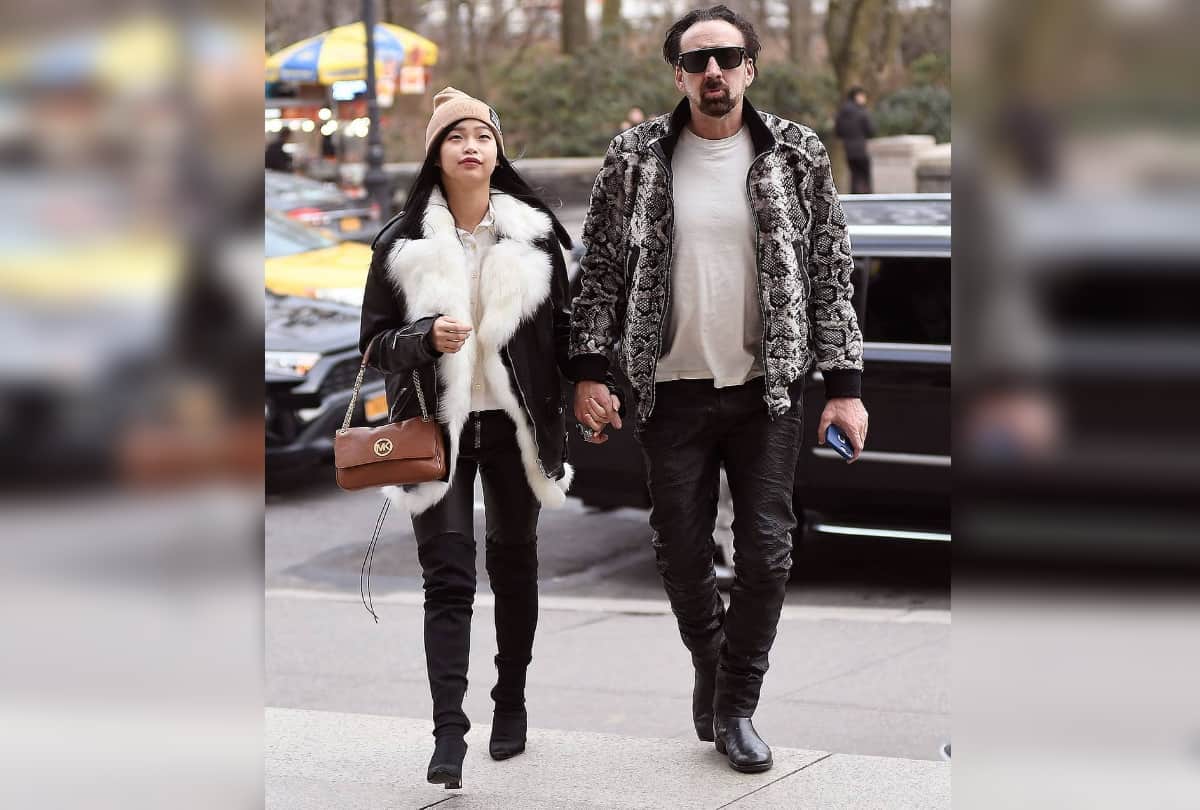 nicolas cage married 31 years younger riko shibata in las vegas shared wedding photos