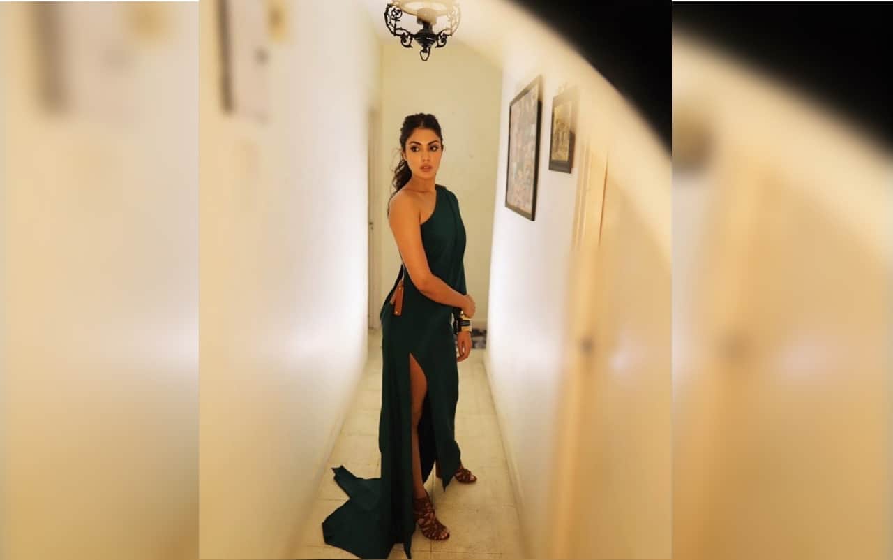 Actress Rhea Chakraborty Is Keeping The Faith Shares Photo Reading Book Of Rabindranath Tagore