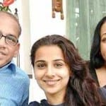 विद्या बालन अपने माता-पिता के साथ