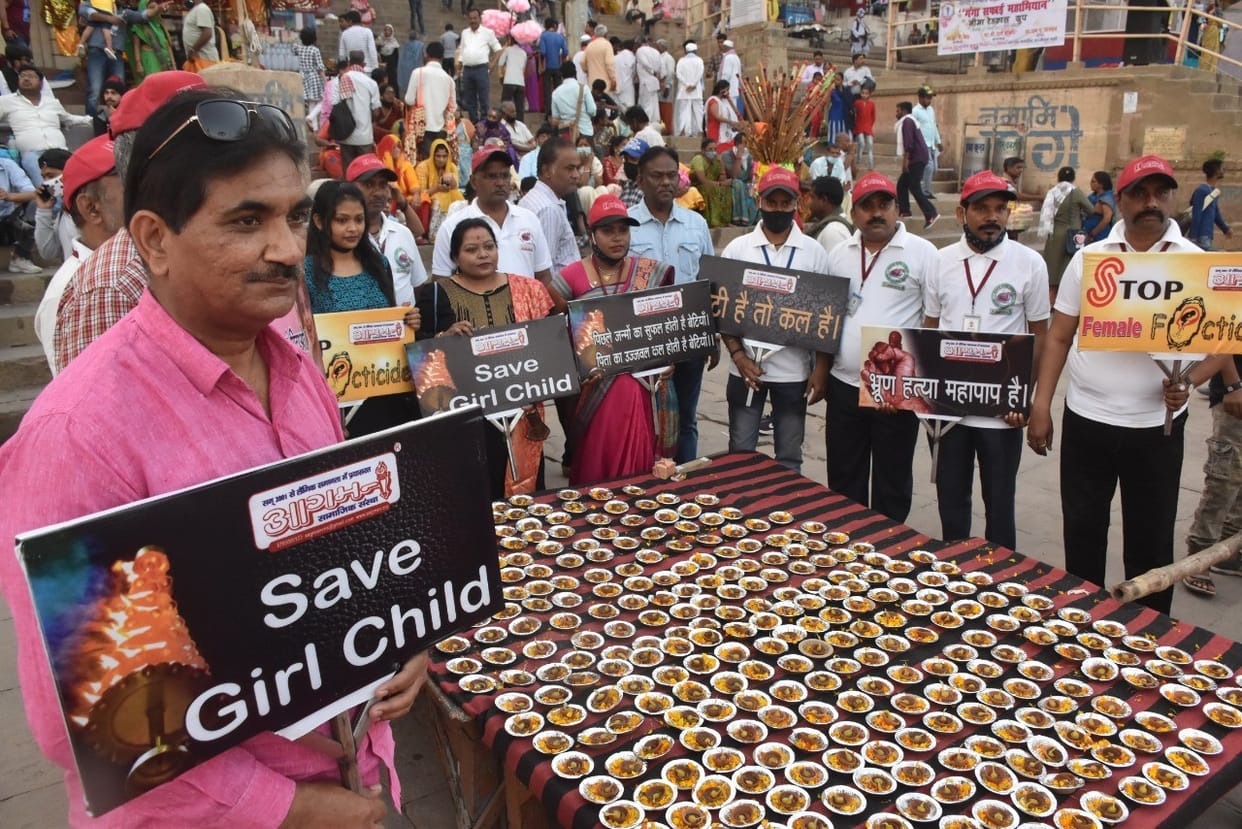 Resolve not to commit feticide during Ganga Aarti