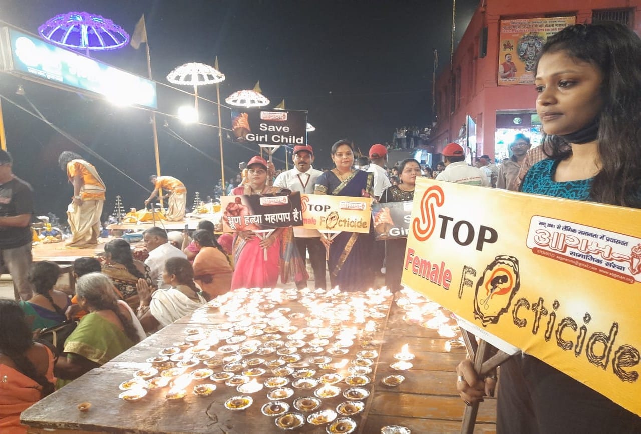 Resolve not to commit feticide during Ganga Aarti