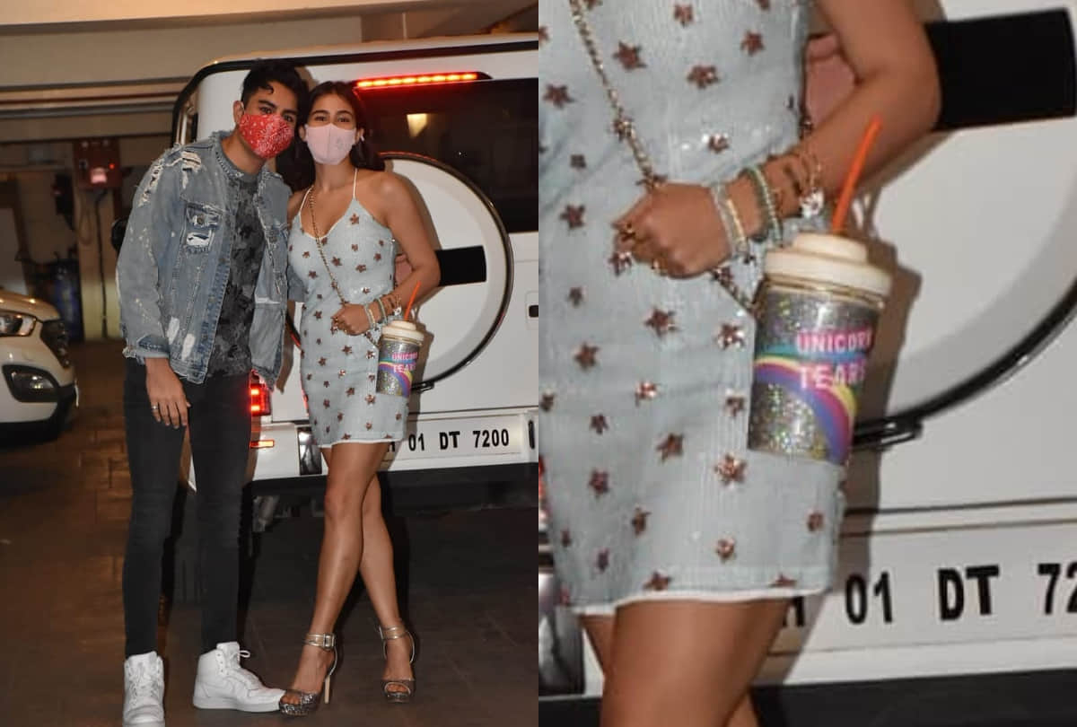 sara ali khan unicorn sling bag grab attention in ibrahim ali khan birthday party