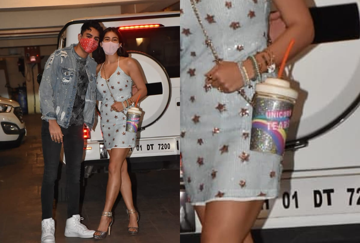 sara ali khan unicorn sling bag grab attention in ibrahim ali khan birthday party