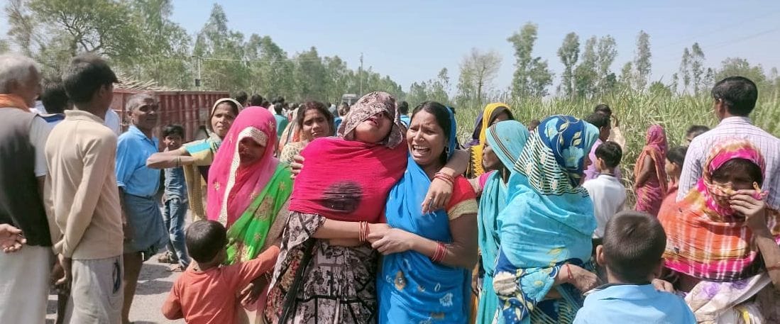 Tractor hit three sisters, one dead