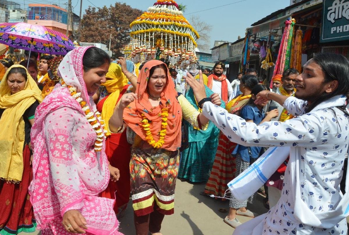 Sapt Devalaya Shobhayatra Reach In Kumbh Area