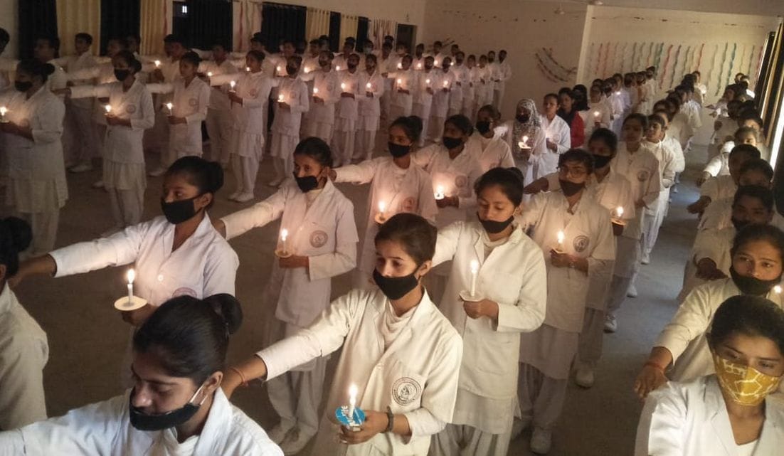 Oath Taking Ceremony in Nursing College
