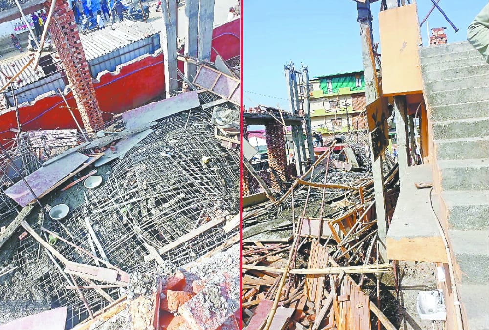 Dehradun: Under construction wedding point shuttering fall, eight labourer injured