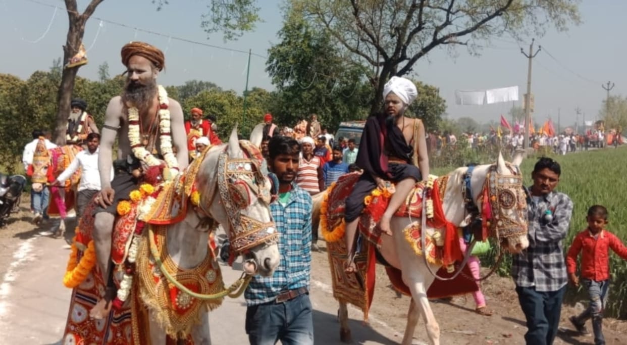 Haridwar Kumbh Mela 2021: for watching peshwai people rush gathered in haridwar